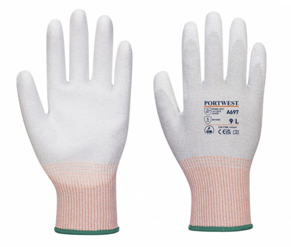 LR13 ESD PU Palm Handschoen - 12 st.